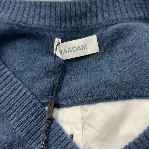 🔥🔥🔥NEW Naadam Cashmere Muxed Media Pleated Back Sweater - Picture 8 of 11